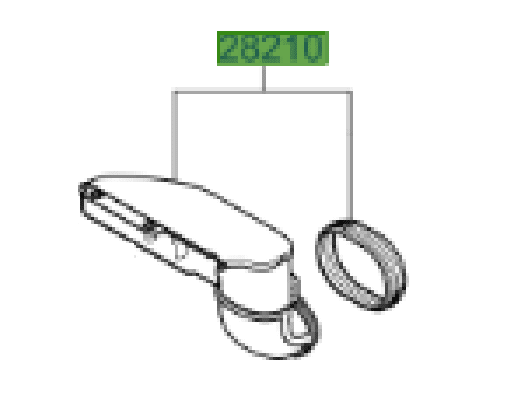 28210A2550.png Ceed Air Duct 1.6 Petrol Engines 2013-2018 - Image 1
