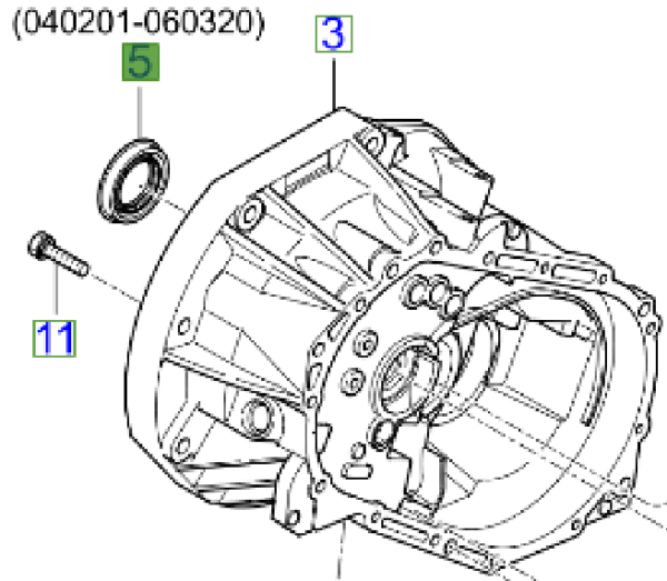 4311928070-600x523-1.png Rio Off Side Transmission Oil Seal 2005 Onwards - Image 1