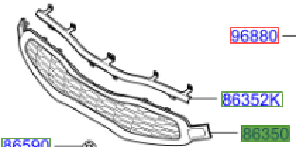 Pro_Ceed Front Radiator Grille 2012-2015 3DR