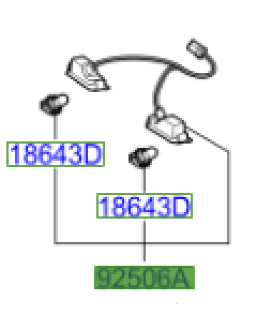 Soul Rear Number Plate Light Assembly 2010-2013