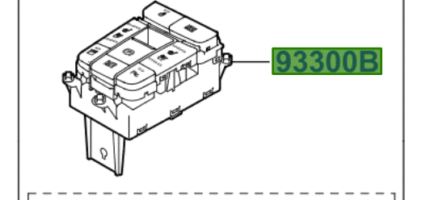 Kia Optima 2015-2018 Handbrake Switch