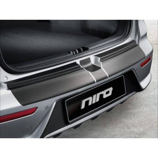 G5272ADE00BL-Rear-Bumper-Protection-Foil-600x600-1.jpg Kia Niro 2019-2022 Black Rear Bumper Protection Foil - Image 1