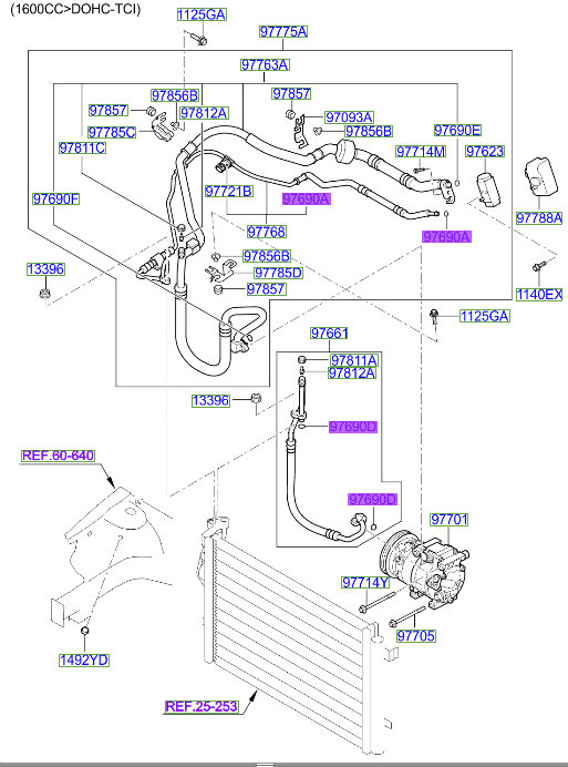 ORINGS.png Ceed Sportswagon Air Con Condenser O-Rings 2006 Onwards - Image 1