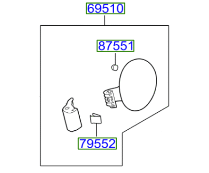 Kia Venga Fuel Filler Cap