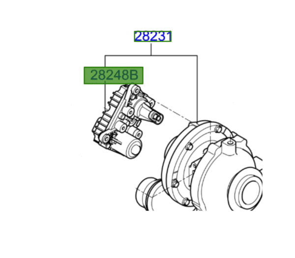 actuator-600x526-1.png Kia Stinger Turbo Actuator - Image 1