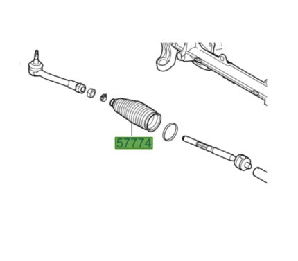 Kia Sorento 2014-2017 Steering Rack Bellows