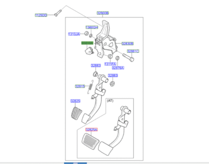 Kia Sportage 2005-2015 Brake Light Switch