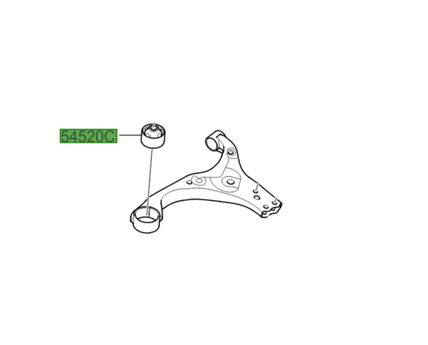 bush-6-600x484-1.png Kia Ceed 2010-2011 Front Lower Arm (Front) Bush - Image 1
