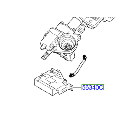 Kia Rio 2011-2014 Steering Control Unit