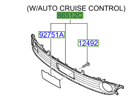 grille-2.png Kia Optima 2015-2018 Lower Front Grille - Image 1