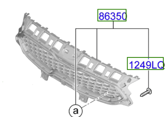 grille-5.png Kia Ceed GTLine 2018-2020 Front Upper Grille - Image 1