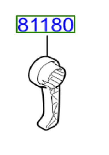 Kia Picanto 2011-2015 Bonnet Release Handle