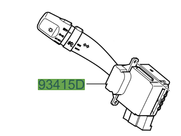 indicator-2-600x454-1.png Kia Sportage 2007-2010 Indicator Stalk - Image 1