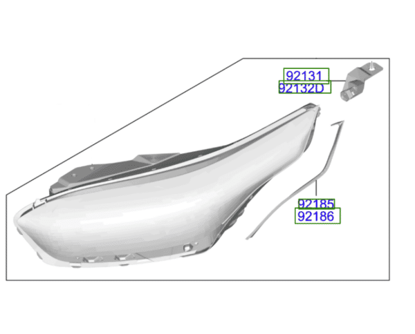 lamp-13-600x484-1.png Kia X-Ceed 2020-Present Headlight - Image 1