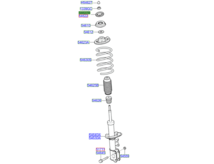 Kia Picanto 2004-2011 Front Suspension Insulator Cover