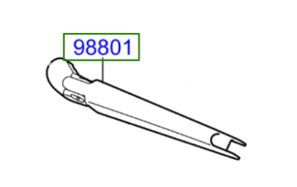 Kia Ceed 2018-Present Rear Wiper Arm
