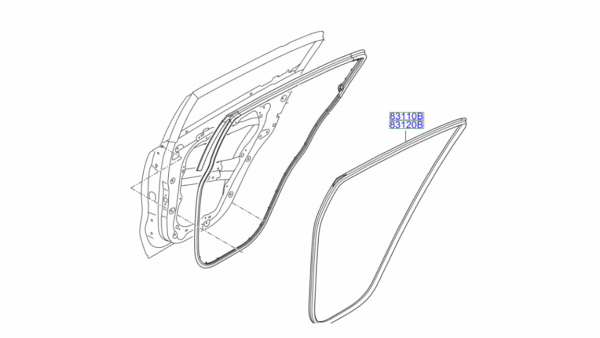 seal-19-600x338-1.png Kia Sportage 2015-2021 Rear Door Seal Body - Image 1