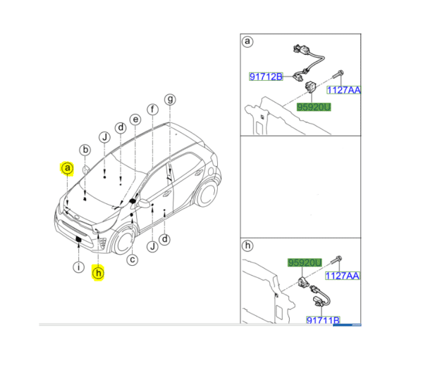 sensor-2-600x526-1.png Kia Picanto 2017-2020 Front Impact Sensor - Image 1