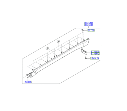 Kia Sportage 2018-2022 Sill Moulding