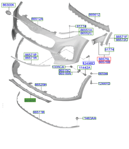 Kia Sportage 2018-2021 Front GT-Line Skid Plate
