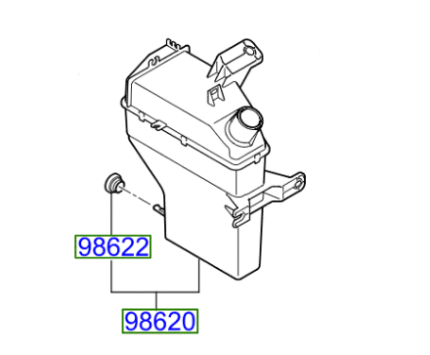 Kia Soul 2009-2013 Washer Bottle