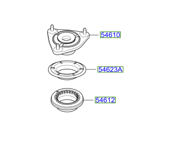 strut-top-600x526-1.png Kia Ceed (2015-2018) Front Strut Top Mounts - Image 1