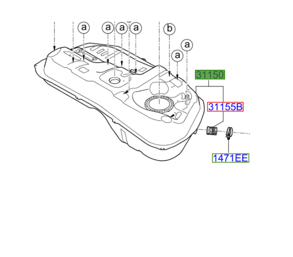 tank-2-600x526-1.png Kia Sportage 2010-2014 Diesel Fuel Tank - Image 1