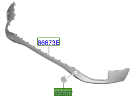 Kia Sportage 2022-Present GT-Line Rear Tow Eye Cover