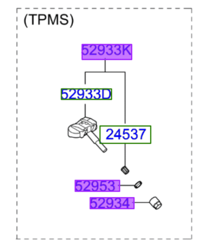 Kia Ceed 2018-Present TPMS Sensor