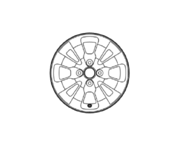 wheel-600x526-1.png Kia Picanto 2011-2015 Alloy Wheel - Image 1
