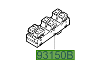 Kia Sorento 2009-2014 Drivers Door Window Switch